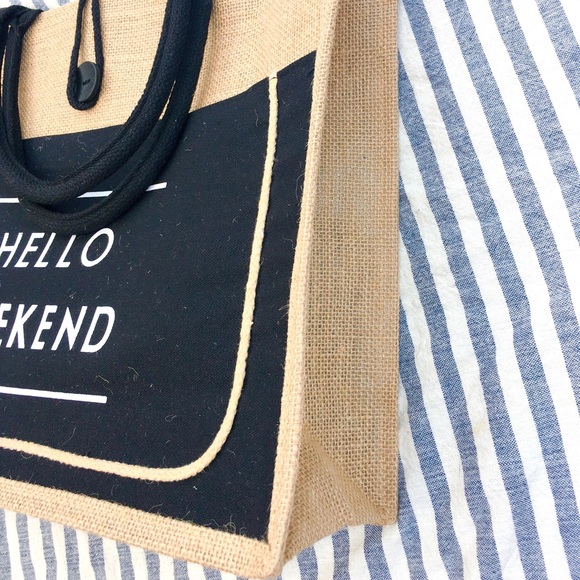 ✨Hello Weekend Large Tote Bag✨ - Picture 3 of 5